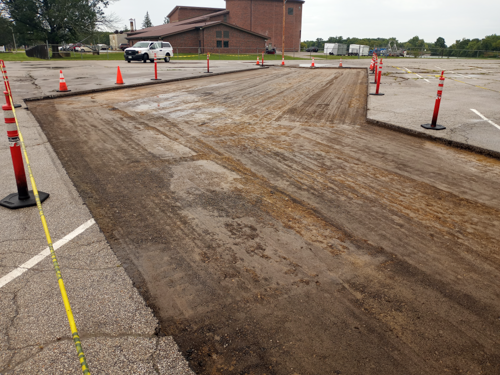 Lake Bloomington Parking Lot Patching 12